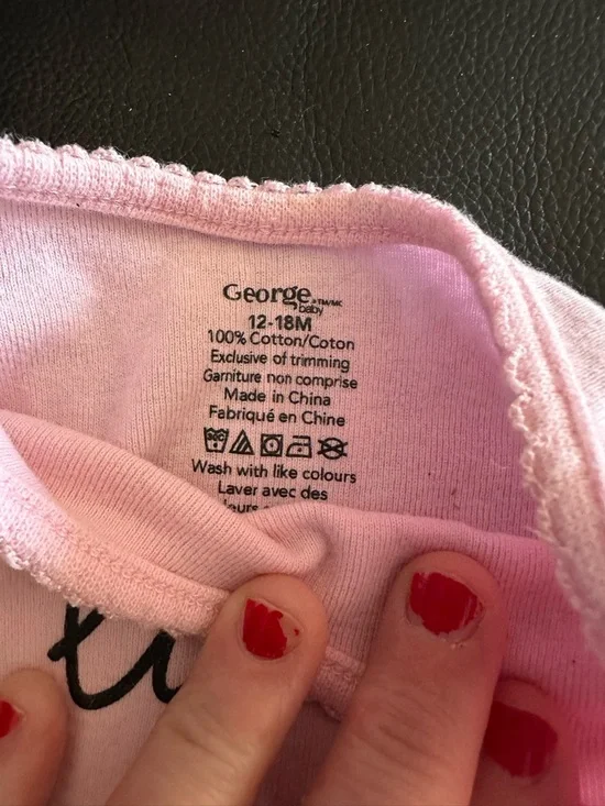 George Pink Ladybug Pajama Set - Picture 2 of 3